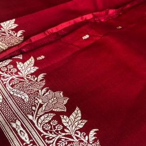 Brand new Synthetic silk saree.